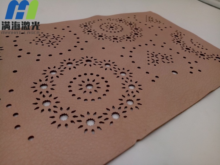 皮製品皮料激光打孔