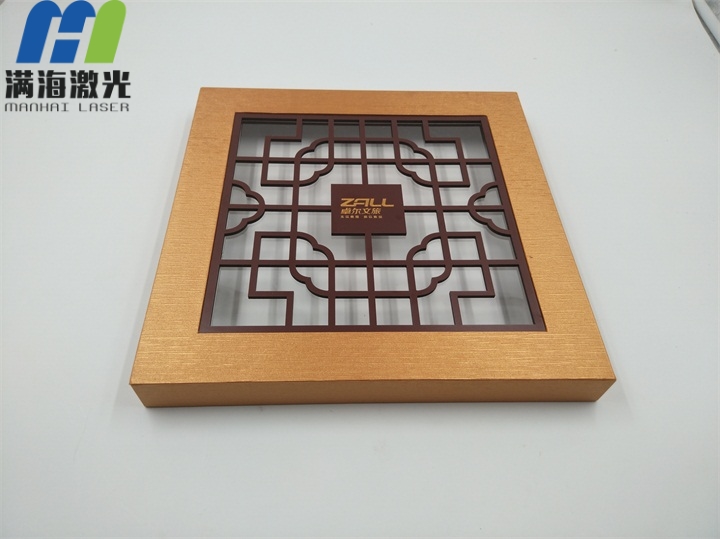 紙製月餅盒激光鏤空加工