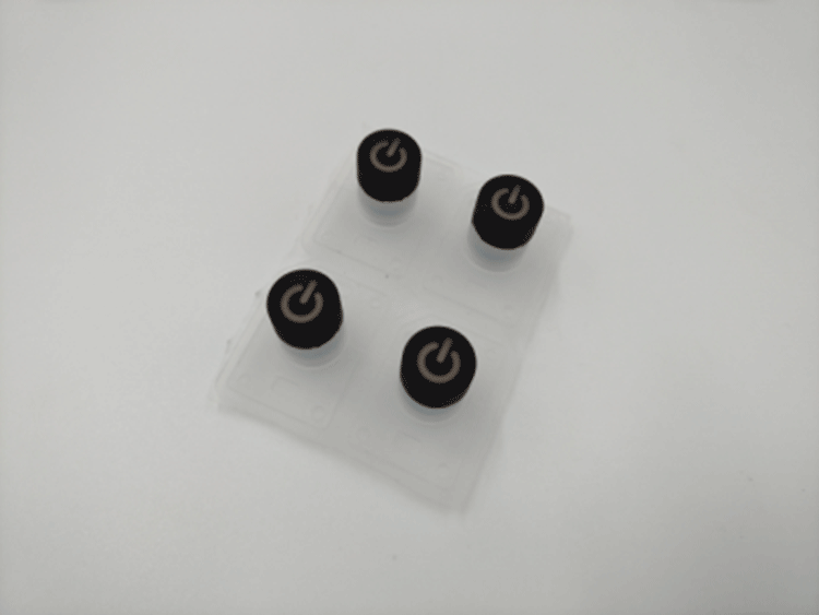 矽膠按鍵激光刻字