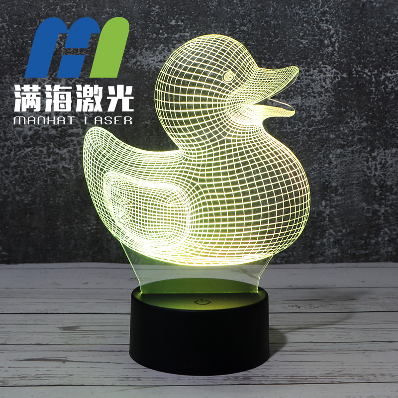 小黃鴨3d立體小夜燈定製