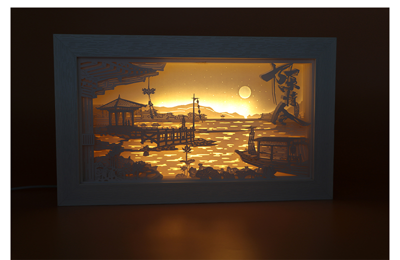 3d光影紙雕燈（dēng）定製