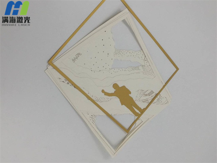 創意紙影燈激光打標
