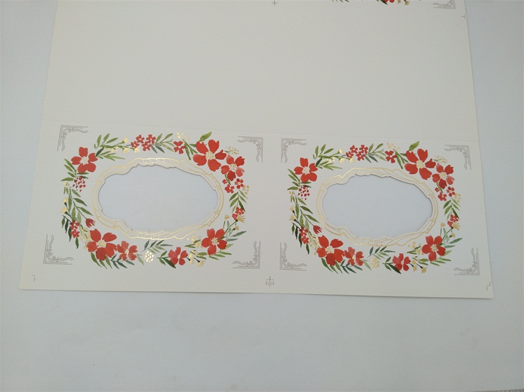 二氧化碳激光鏤空白色紙質請柬