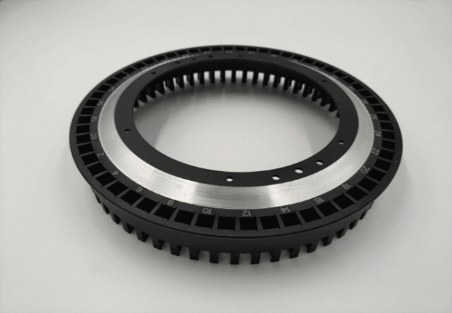 機器五金反應盤激光刻字2