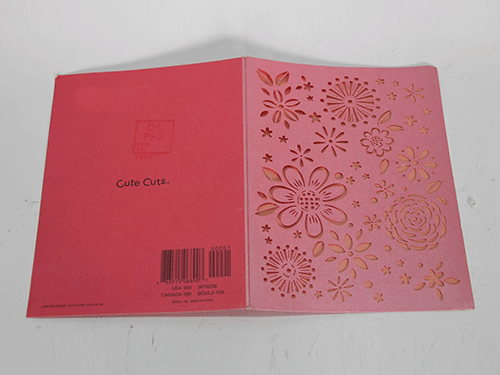 紅色卡紙（zhǐ）激光雕花