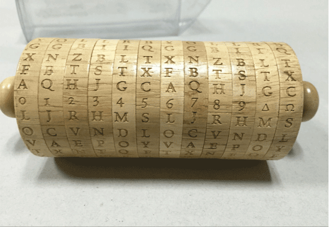 木製滾（gǔn）輪360º旋轉打標