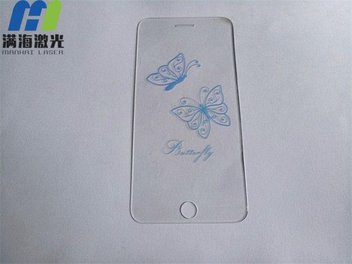 手機鋼化玻（bō）璃膜泛（fàn）彩光學鍍激光鐳雕