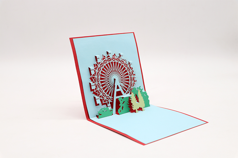 摩天輪立體賀卡（kǎ）