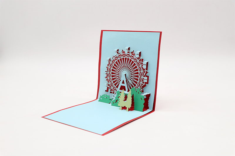 摩天輪立體賀卡（kǎ）