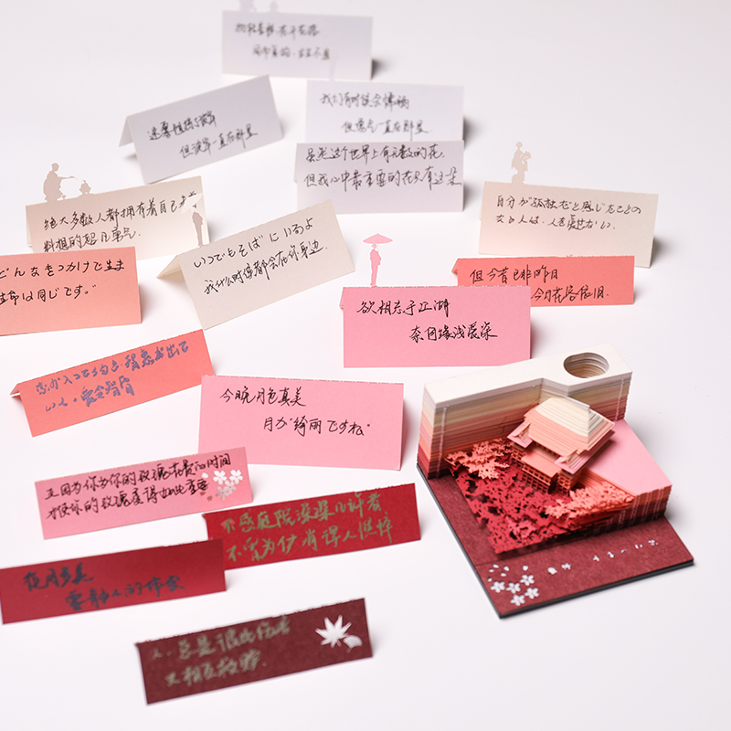 創意定製3D立體便簽紙便利貼模型