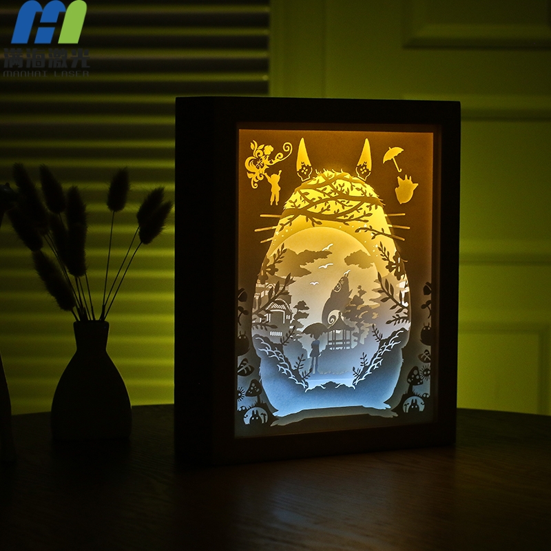 創意光影紙雕燈立體（tǐ）紙雕小夜燈（dēng）定（dìng）製（zhì）