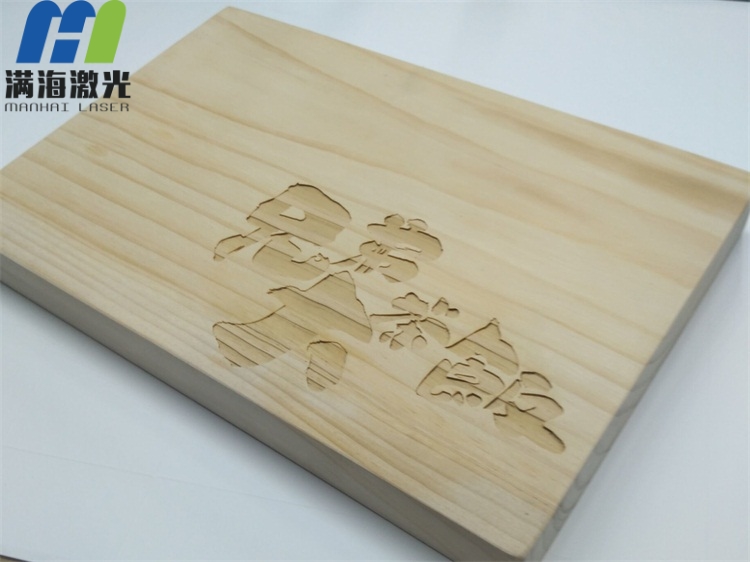 木質切菜砧板高品質激光雕刻