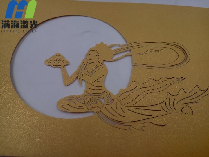 紙製品激光鐳射“嫦娥奔月圖”