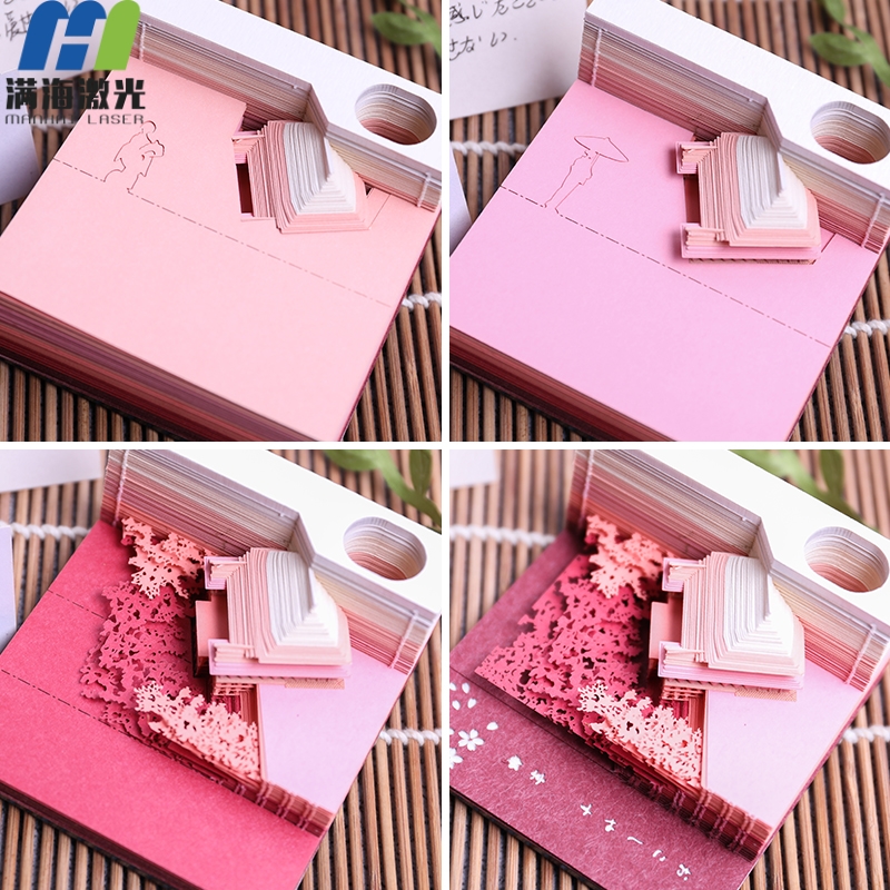 清水（shuǐ）寺創意紙（zhǐ）雕模型便簽（qiān）紙廠家直銷