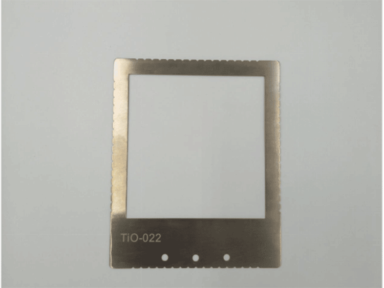 不（bú）鏽鋼（gāng）片激光刻字