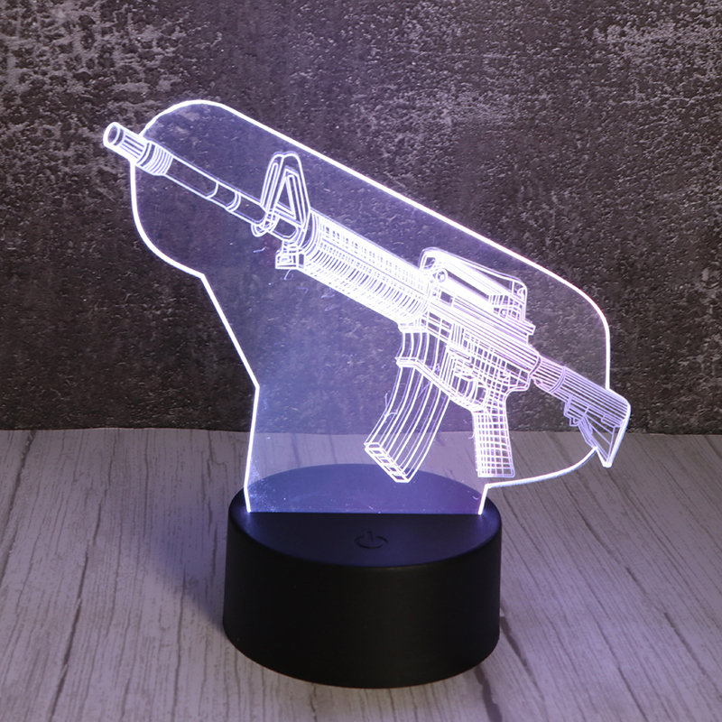 3d創意小夜（yè）燈USB插電亞克力小夜（yè）燈廠家定製