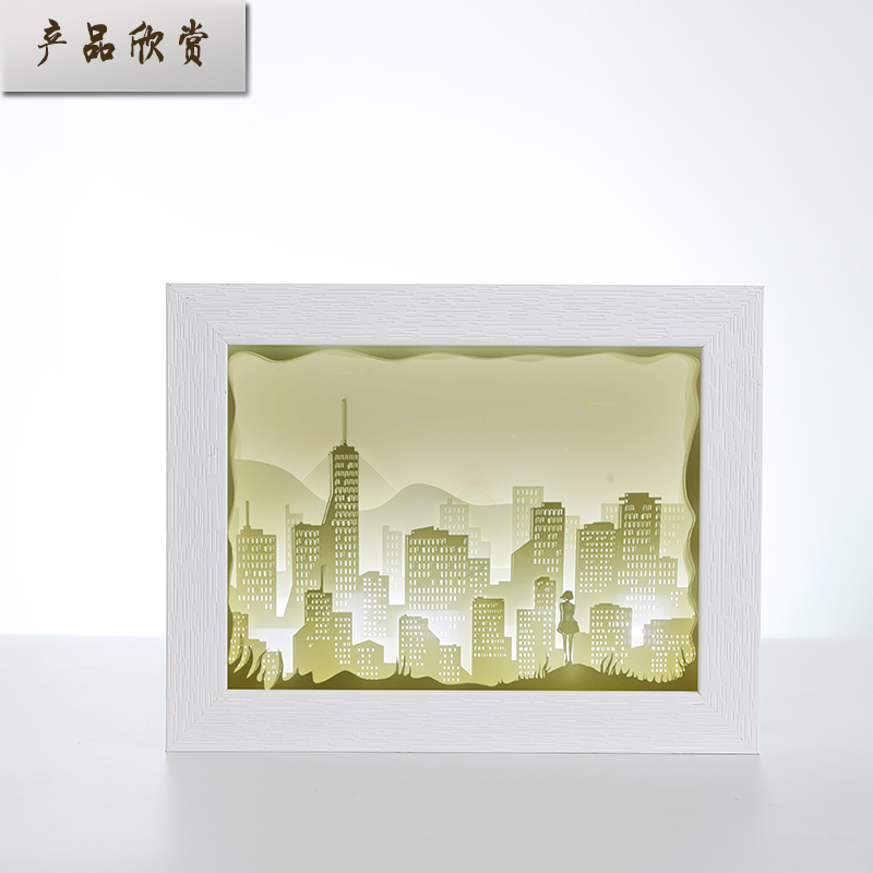 家居創意光影紙雕燈小（xiǎo）夜燈定製廠家