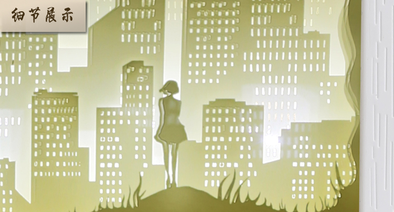 家居創意光影（yǐng）紙雕燈小夜燈定製廠家