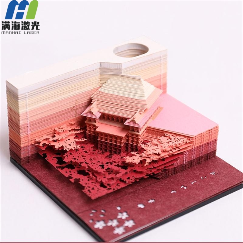 抖音（yīn）便簽紙創意3d立體模（mó）型紙雕便簽紙（zhǐ）定製（zhì）批發