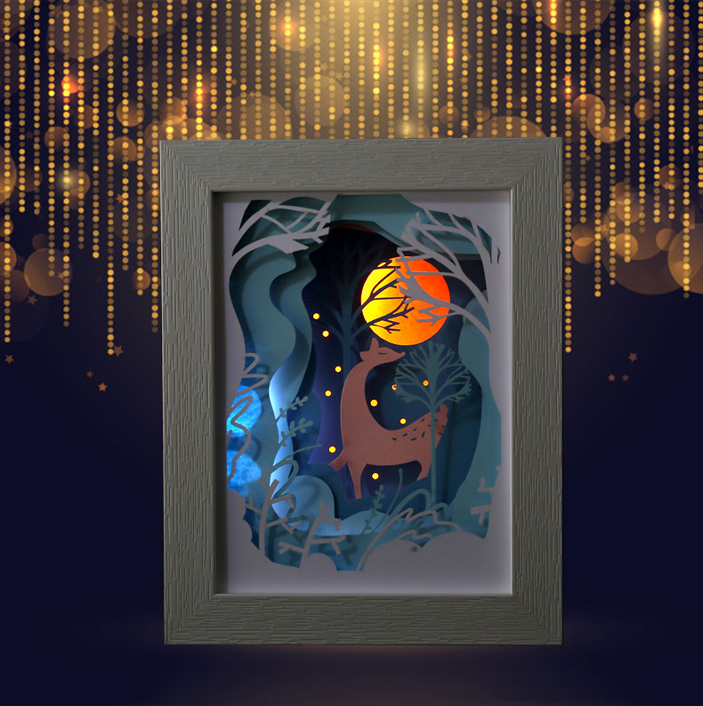 麋鹿紙（zhǐ）雕燈_06