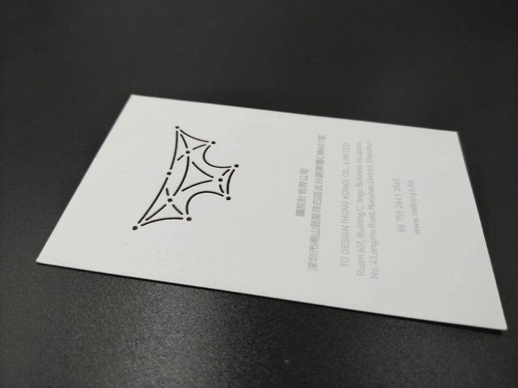 紙質名片激光（guāng）雕刻