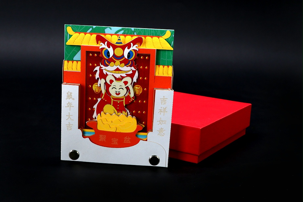 新年便簽3d立體鼠年立體（tǐ）便簽紙廠家定（dìng）製
