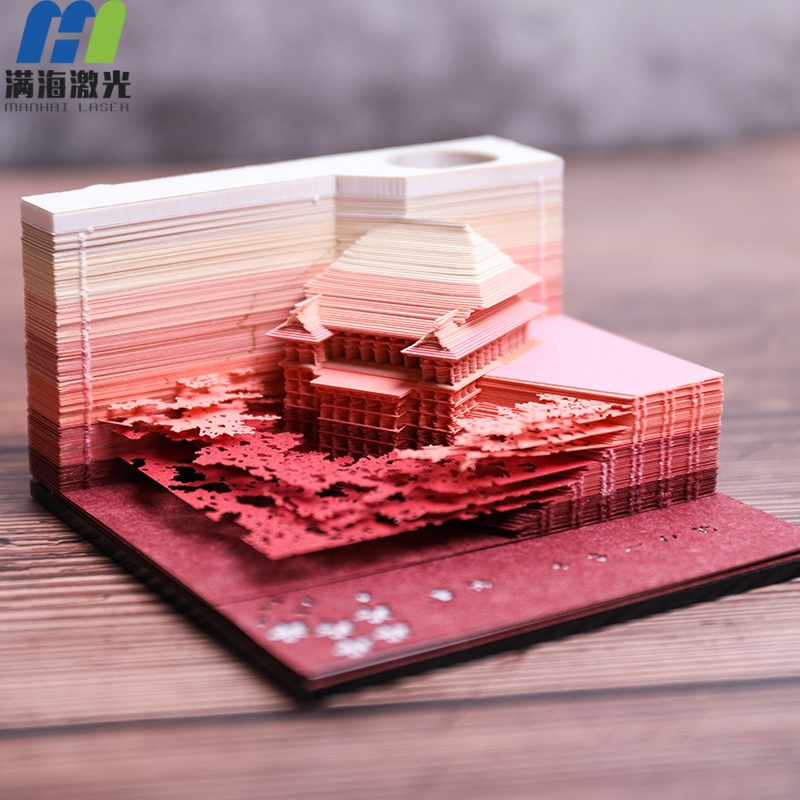 日本同款3D立體清水寺便簽紙定製廠家