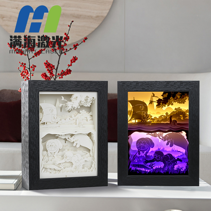 哆啦（lā）A夢紙雕燈場（chǎng）景