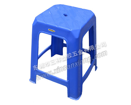 3號全塑方凳<br>凳麵(mm)：265×265 <br>高度(mm)：435