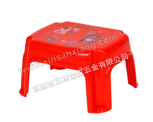 全塑3號矮方凳<br> 凳麵(mm)：308×255 <br>高度(mm)：170