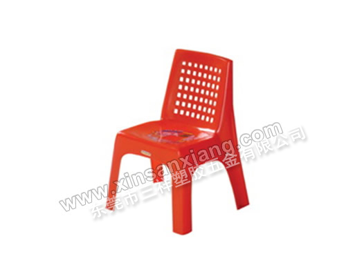 全塑3號靠背（bèi）椅<br> 凳麵(mm)：395×350×515 <br> 高度(mm)：280