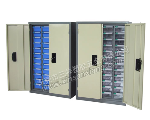 零件櫃1412D（48個（gè）中抽帶門）<br>外櫃：W645×D280×H990<br>查看詳情