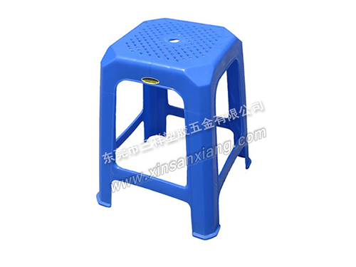 1號全塑方凳<br>凳麵(mm)：270×270<br>高度(mm)：438